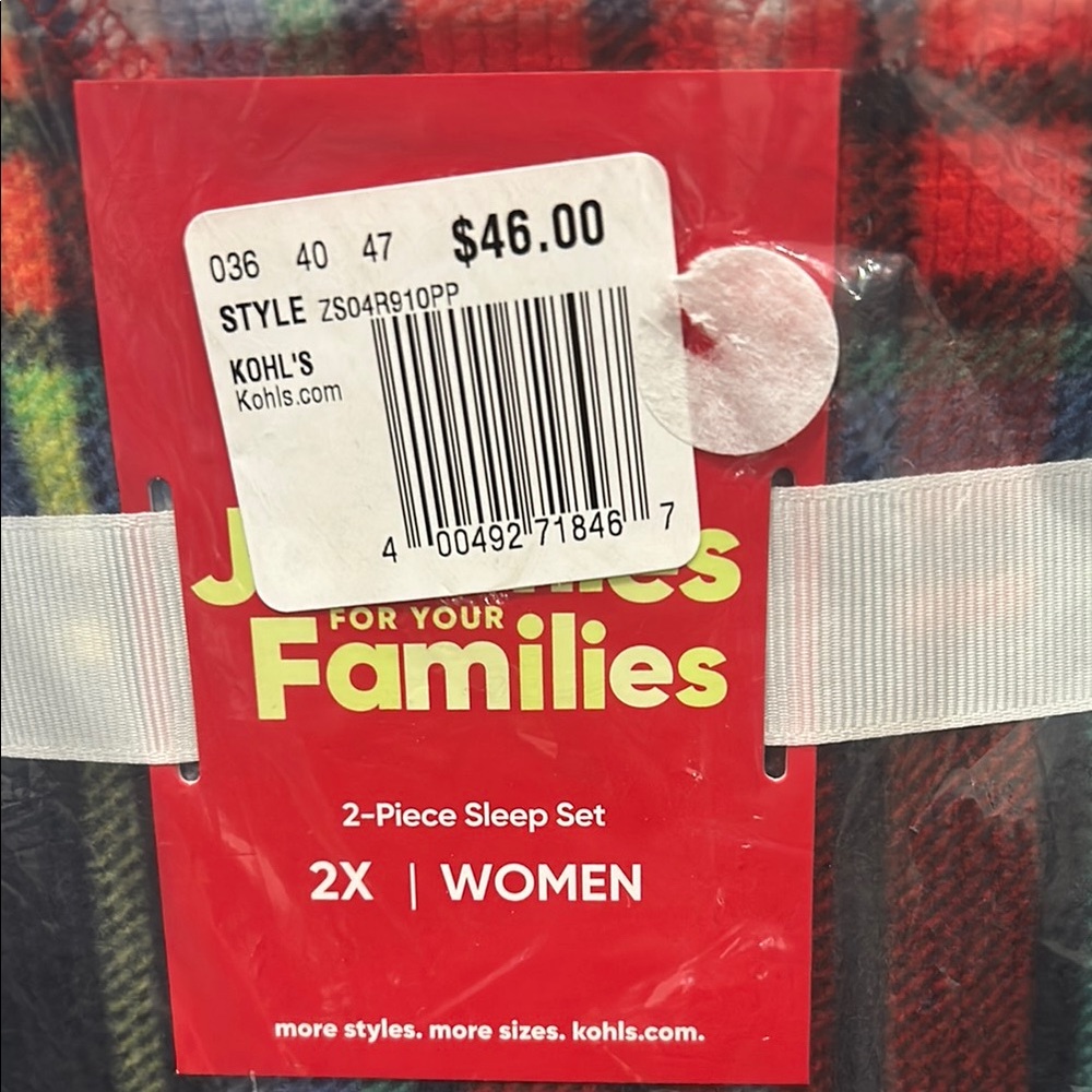 Kohl's Women's 2X 2-Piece Sleep Set
